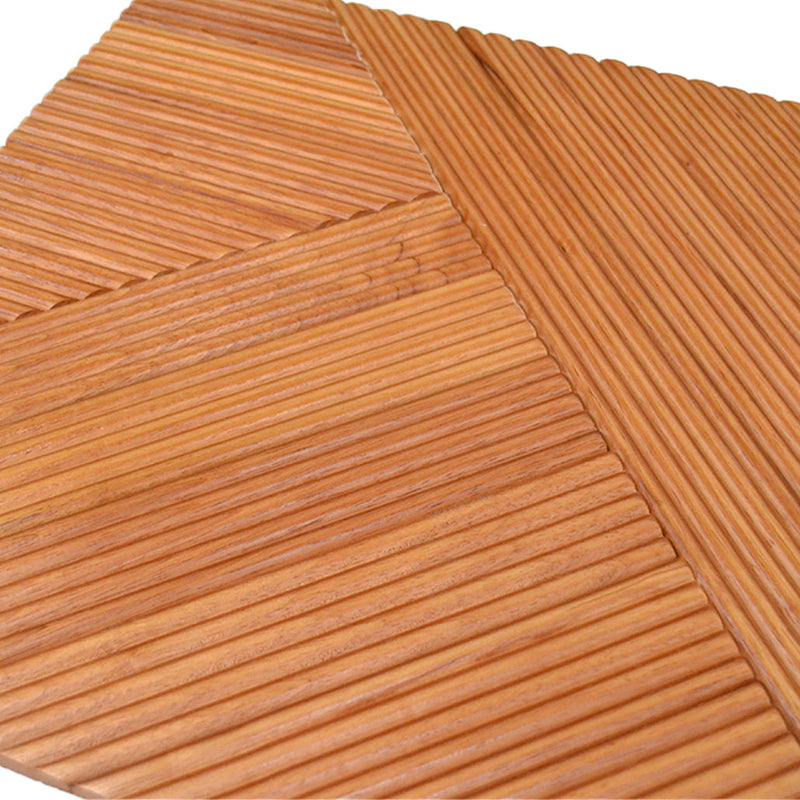 Holz Mosaikpaneele | Xilan XL | 40×40 cm | Holzfliese