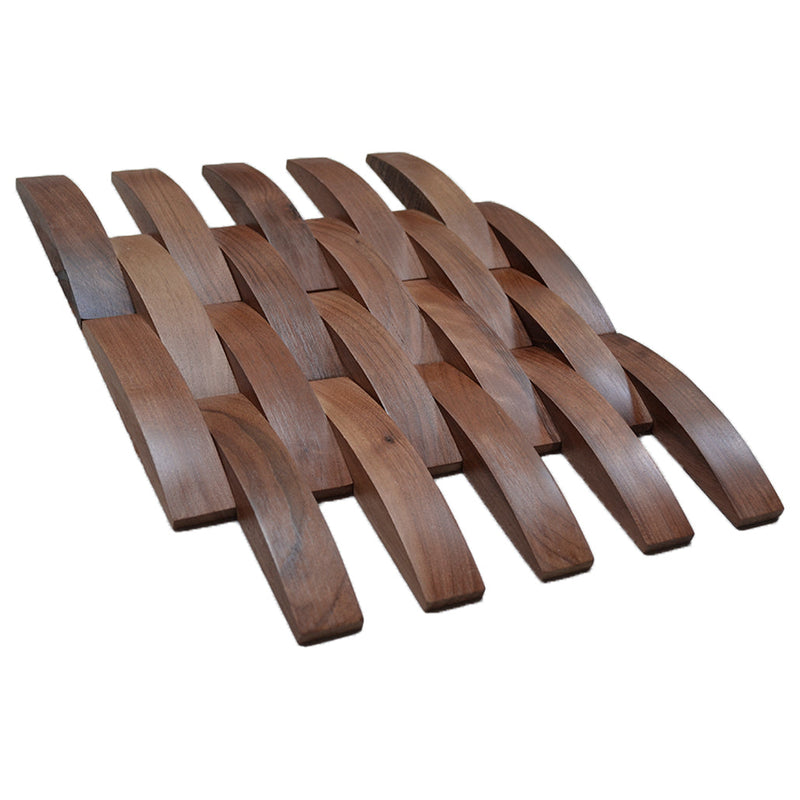 Holz Mosaikpaneele  | Walnuss Deep Dusk | 30×30 cm | Holzfliese