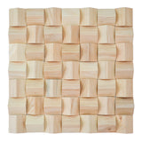 Holz Wandverkleidung Esche Mosaik-Look 3D | 30×30 cm