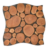 Holz Mosaikpaneele  | Lychee | 30×30 cm | Holzfliese