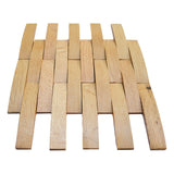 Holz Mosaikpaneele | Eiche Hell | 30×30 cm | Holzfliese