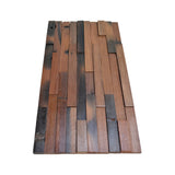 Holz Wandverkleidung Shipwood XL Mosaik-Look 3D | 30×60 cm