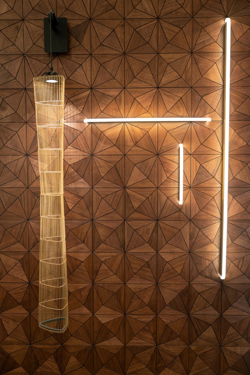 Dekoratives Holz-Wandpaneel, Nolan - Brown