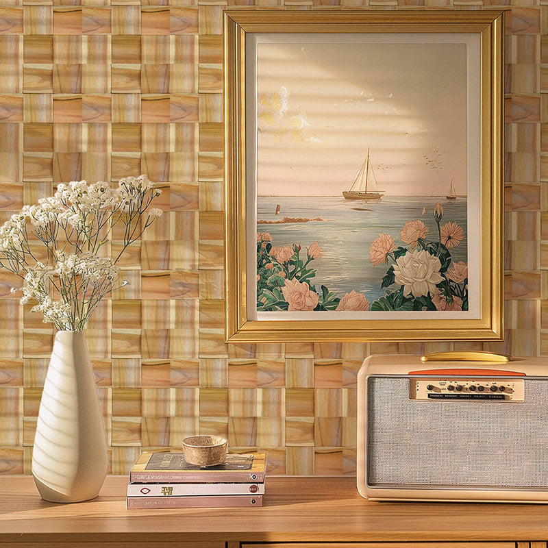 Holz Mosaikpaneele | Timeless Teak | 30×30 cm | Holzfliese