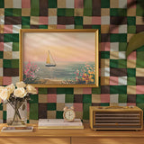 Holz Mosaikpaneele | Rich Pine | 30×30 cm | Holzfliese