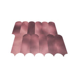 Selbstklebende Mosaikfliesen Metall | Bogen Rosa | 28,8×29,8 cm | Küche, Bad & WC
