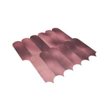 Selbstklebende Mosaikfliesen Metall | Bogen Rosa | 28,8×29,8 cm | Küche, Bad & WC