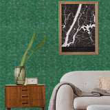 Selbstklebende Mosaikfliesen Metall | Fischschuppe 3D Dunkelgrün | 28,8×29,8 cm | Küche, Bad & WC