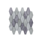 Selbstklebende Mosaikpaneele | Picket Grau | 30×30 cm | Metall