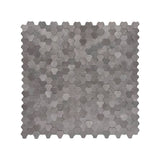 Selbstklebende Mosaikfliesen Metall | Dreipass 3D Anthrazit | 30,5×29,6 cm | Küche, Bad & WC