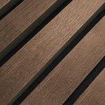 Akustikpaneel Eiche Geräuchert | 240 cm x 60 cm | Einseitig Echtholzfurnier