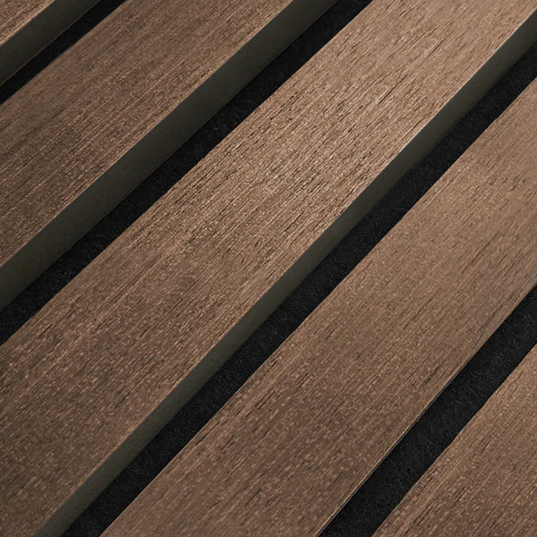 Akustikpaneel Eiche Geräuchert | 240 cm x 60 cm | Einseitiges Echtholzfurnier