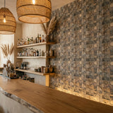 Holz Wandverkleidung Marine Shipwood Mosaik-Look 3D | 30×30 cm