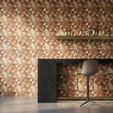 Holz Wandverkleidung Merbau Mosaik-Look 3D | 30×30 cm