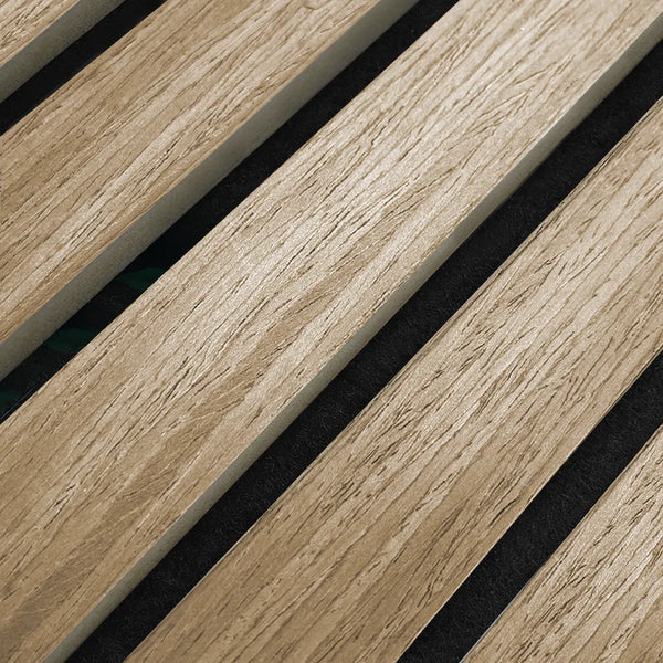 Akustikpaneel Natürliche Eiche | 240 cm x 60 cm | Einseitiges Echtholzfurnier