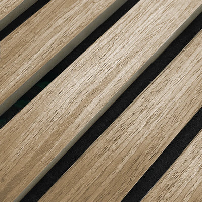 Akustikpaneel Natürliche Eiche | XL 300 cm x 60 cm | Einseitig Echtholzfurnier