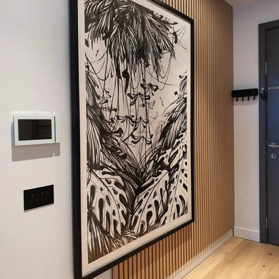 Akustikpaneel Natürliche Eiche | 240 cm x 60 cm | Einseitig Echtholzfurnier - detail view 3