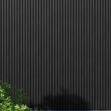 Fassadenverkleidung Schwarz 290CM | Garten | 3D Holzmaserung