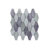 Selbstklebende Mosaikfliesen Metall | Picket Grau | 30×30 cm | Küche, Bad & WC