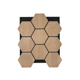 Hexagonpaneel Natur Eiche 81CM | Akustik | Wanddekoration | Sechseck-Form