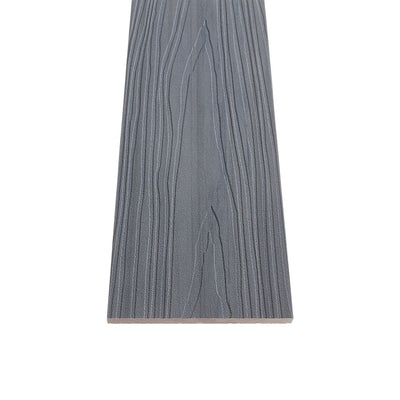 Fassadenbrett Steingrau 290CM | Abschlussbrett | Garten | 3D Holzmaserung
